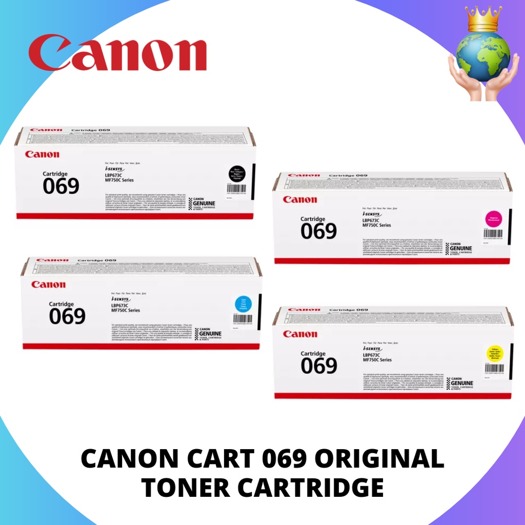 Canon Original 069 H High Capacity Toner Multipack Set Noir