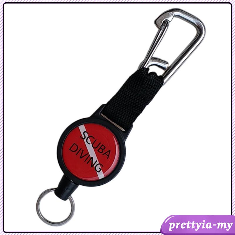 [prettyiaMY] Diving Retractor with Stainless Steel/Nylon Hook Scuba