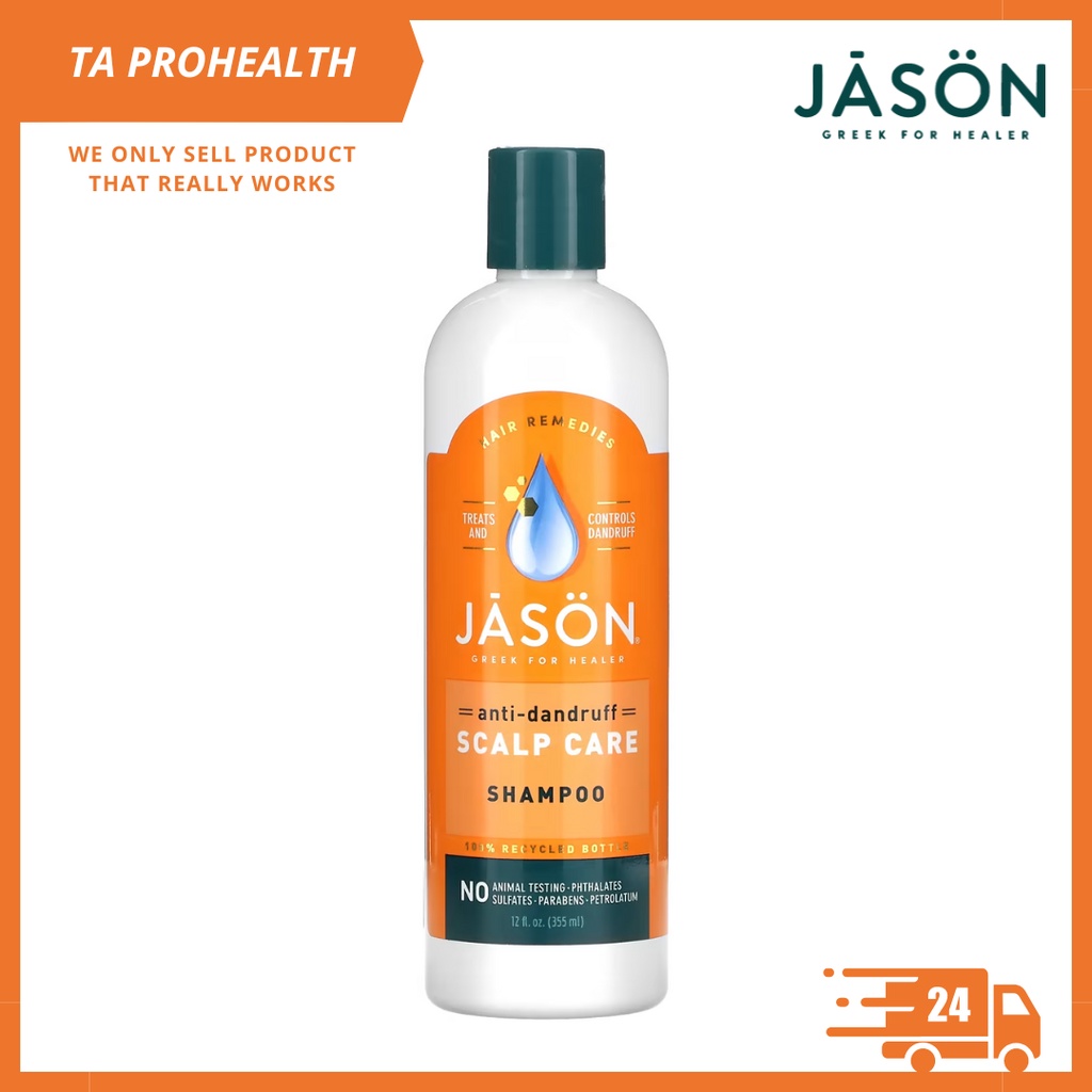 Jason Natural AntiDandruff Scalp Care Shampoo 355 ml Shopee Malaysia