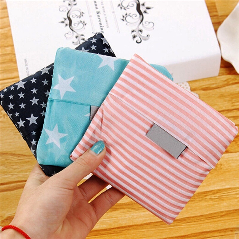 Foldable Nylon Recycle Bag Tear Resistant Durable Shopping Handbag Waterproof Grocery Bag Travel Tote Sling Eco Pouch