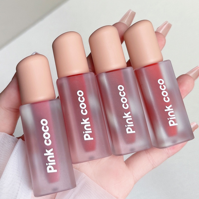 Pinkcoco新款唇釉平价口红哑光唇泥唇彩Lipstick