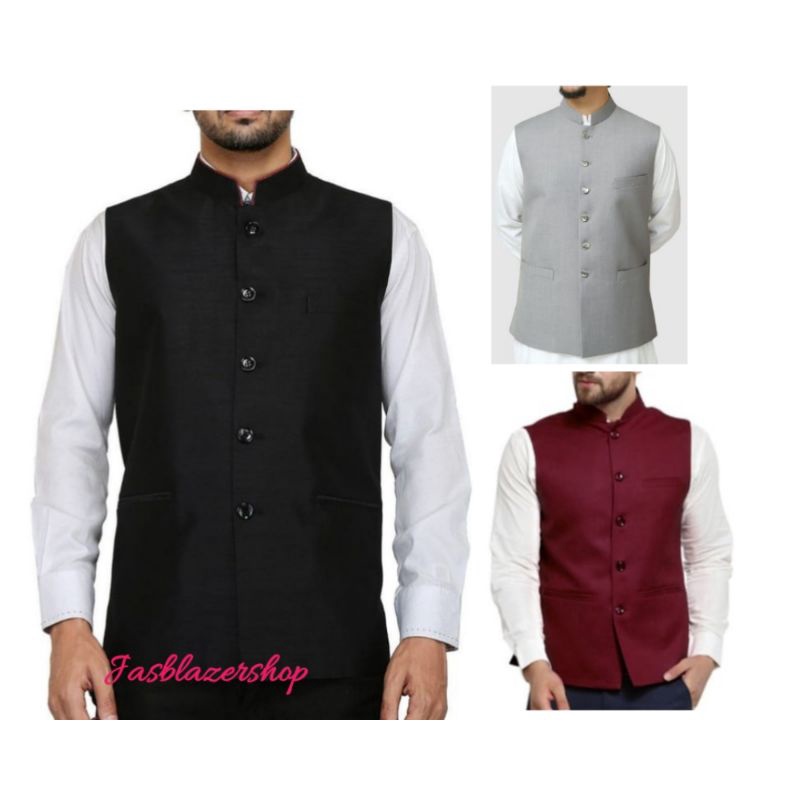 PRIA Pakistani Vest muslim Men's Vest Long Vest formal Vest
