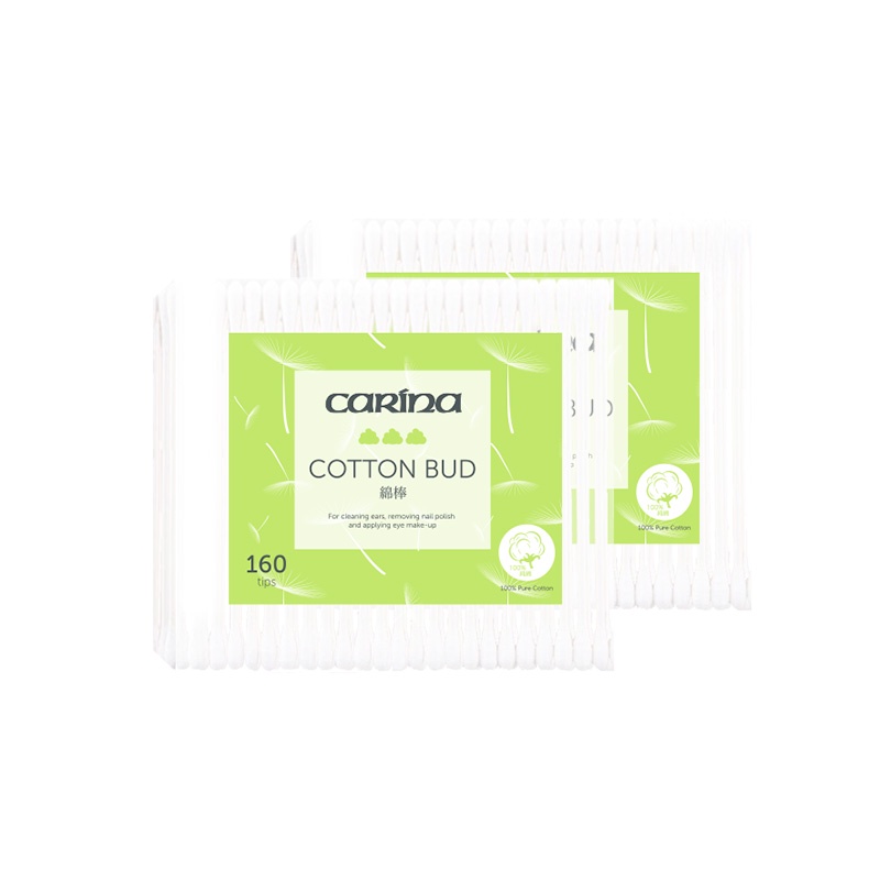Carina Cotton Buds 160 Tips x 3 pkts / 24pkts Shopee Malaysia