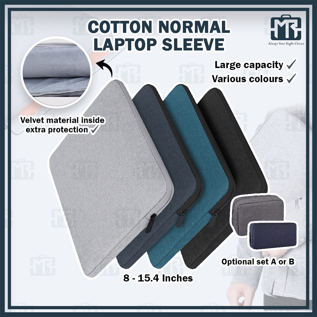 (11–15.6 inch) MR COTTON Normal Laptop Bag Beg Laptop / Sarung Notebook / Beg Komputer Laptop Sleeve Bag Notebook 电脑包