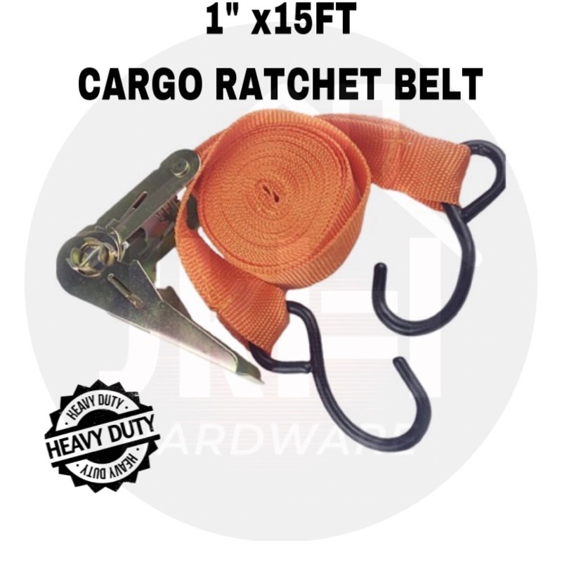 Porable Heavy Duty Tie Down Cargo Strap Luggage Lashing Strong Ratchet