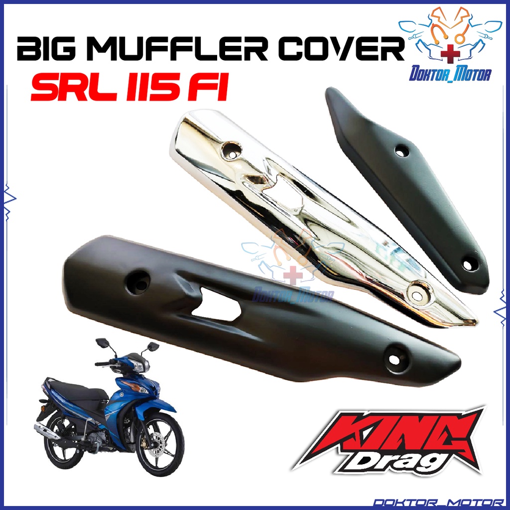 MUFFLER COVER EXHAUST COVER YAMAHA LAGENDA 115 FI / SRL 115 FI / SRL115