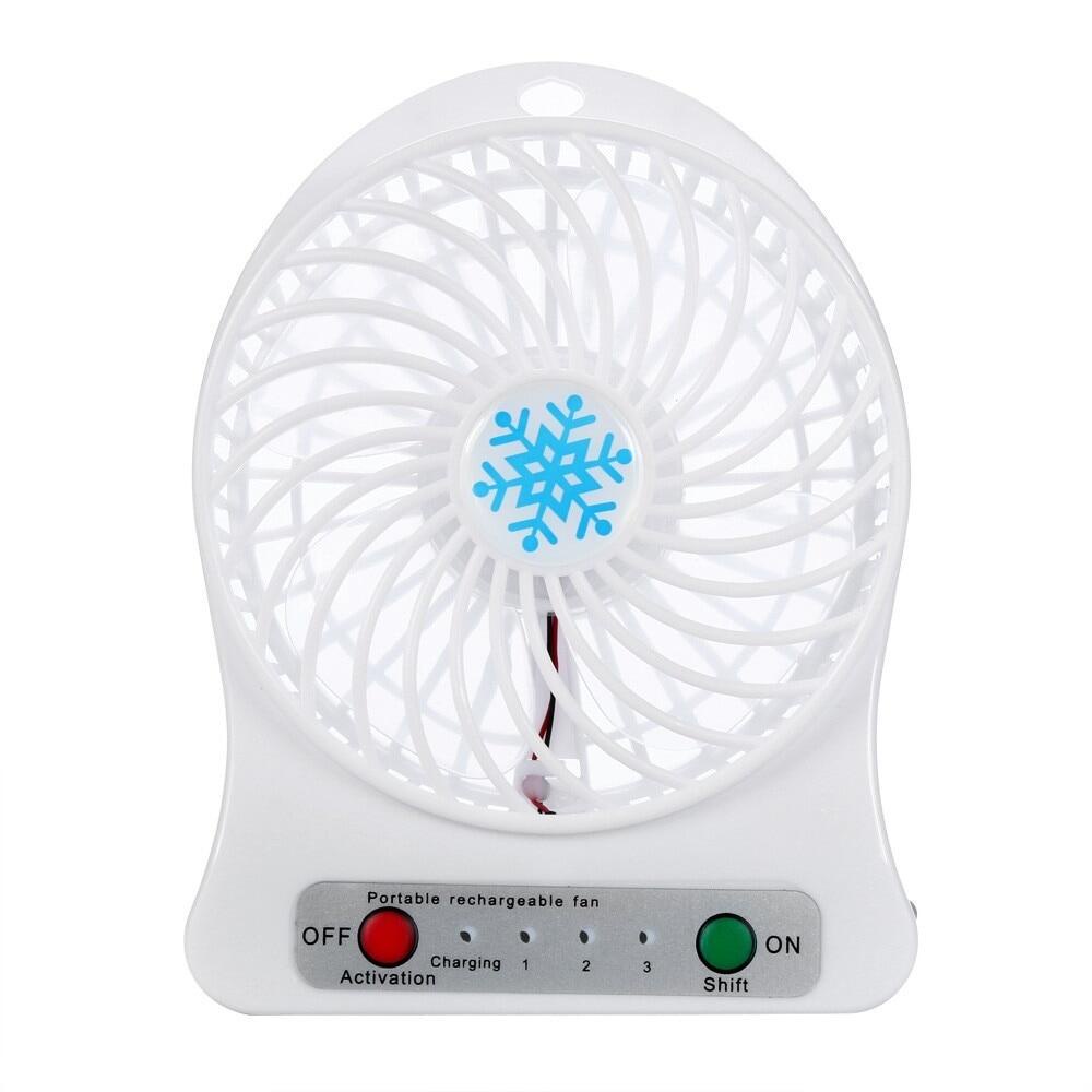 [Local Seller] EXTRA GIFT  Portable Rechargeable Mini Fan Kipas Angin Kecil Kipas Mini Strong Wind With LE