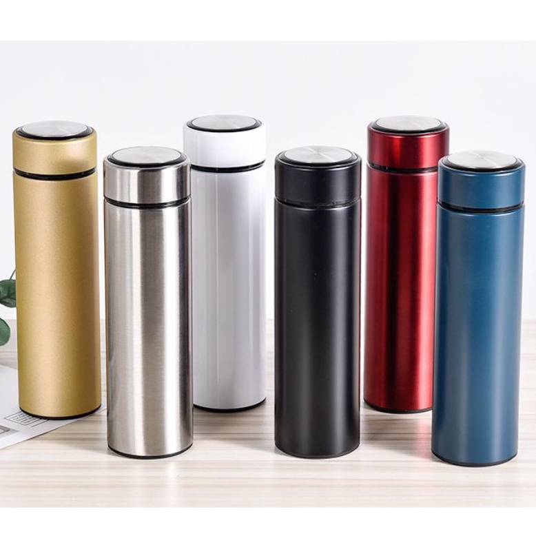 500ml Flask Thermos Flask Bottle Smart Temperature Flask Vacuum Thermal ...