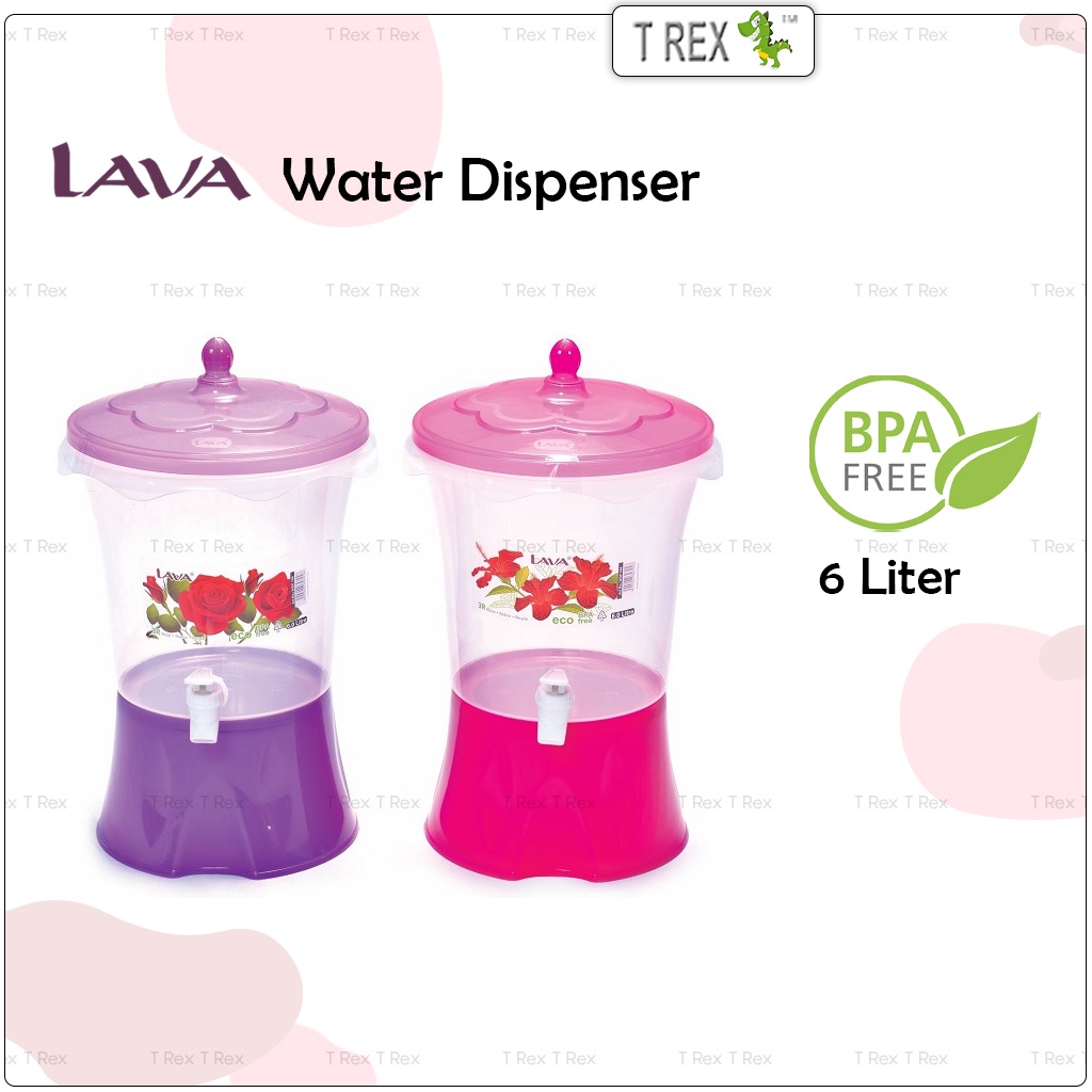 LAVA 6L Water Dispenser BPA FREE / Gravity Water Dispenser / Bekas Air