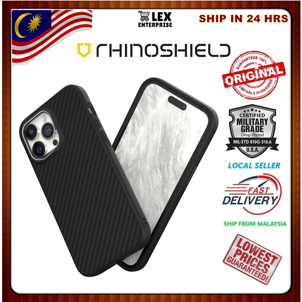 ORIGINAL RhinoShield SolidSuit Case for iPhone 14 Pro 14 Pro Max Slim