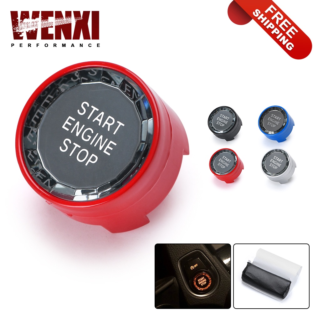 Crystal Start Stop Engine Switch Button for BMW 1 2 3 4 5 6 7 X1 X5 X6 ...
