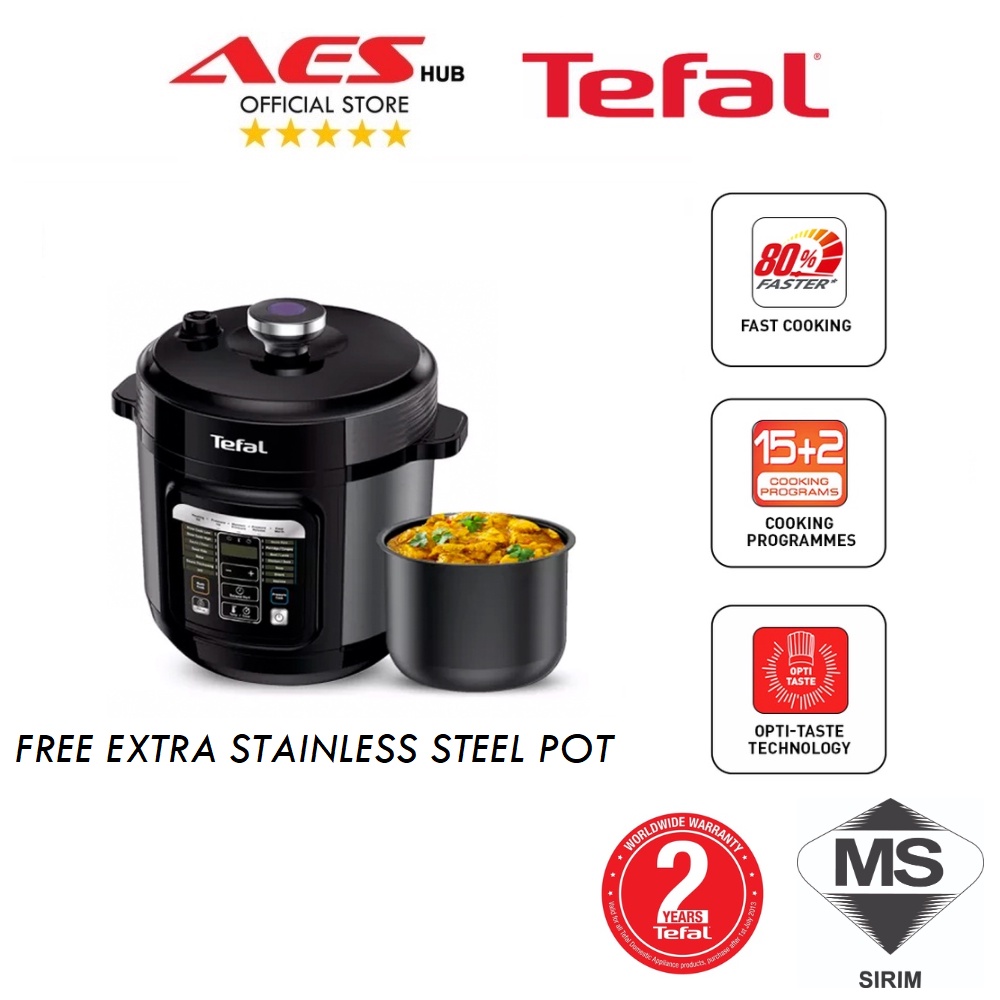 Tefal Pressure Cooker Home Chef Smart Multicooker Periuk Tekanan 6L