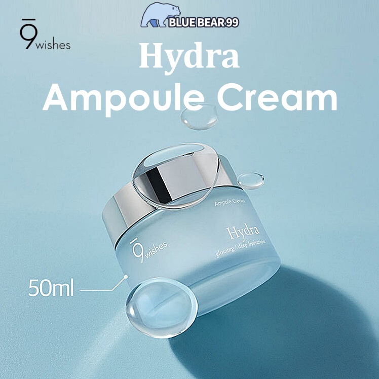 [9wishes] Hydra Ampoule Cream facial moisturizer 50ml Shopee Malaysia
