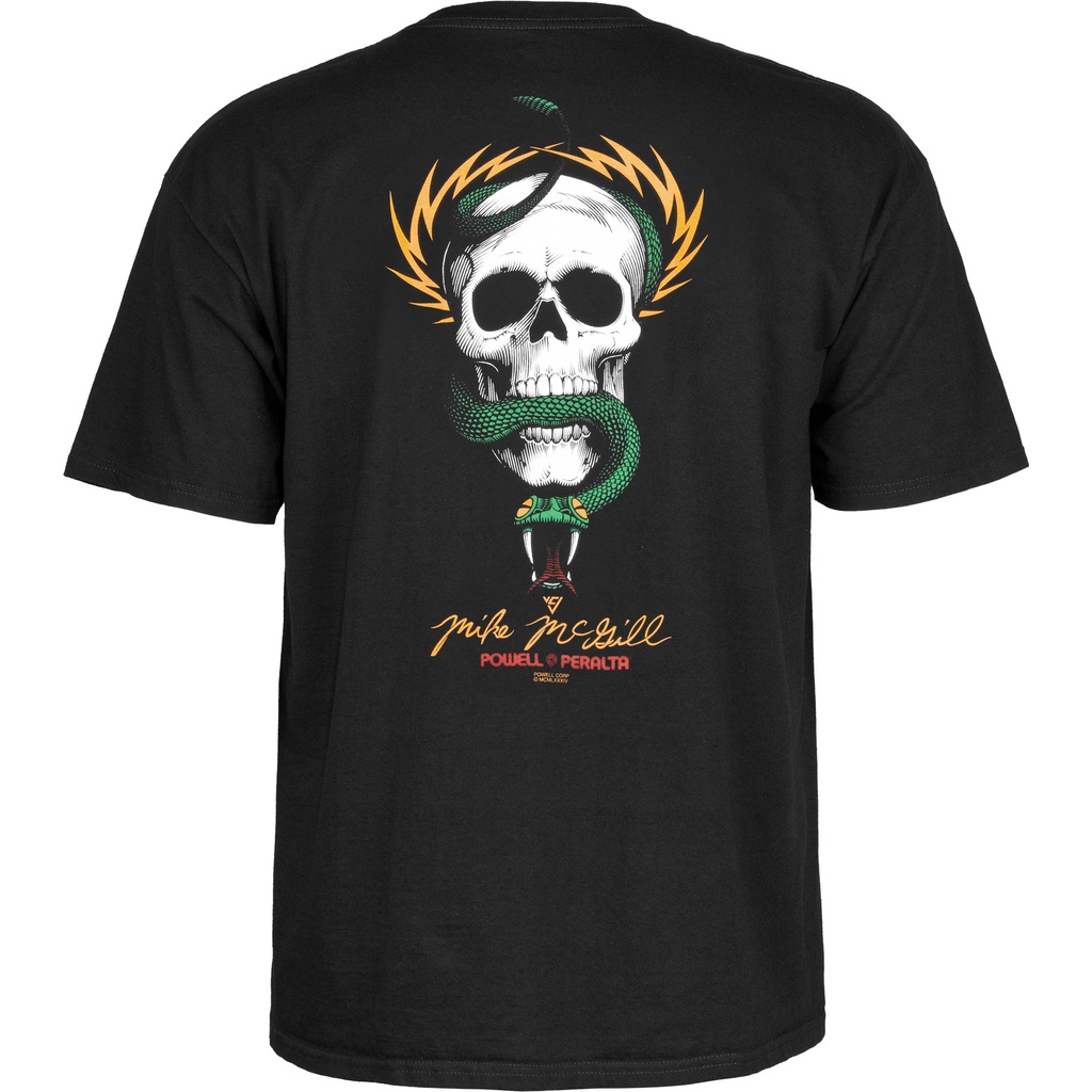 Powell Peralta Mike McGill Skull & Snake T-shirt ( Black )