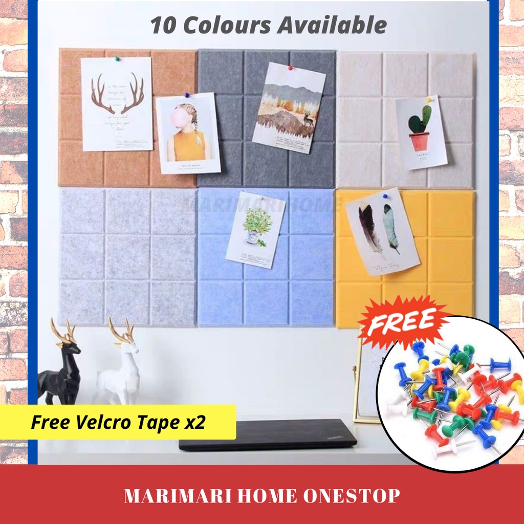Nordic Style Notice Board Wall Letter Note Message Memo Board Wall Photo Decor Office Planner Papan Notis Dinding 记事板