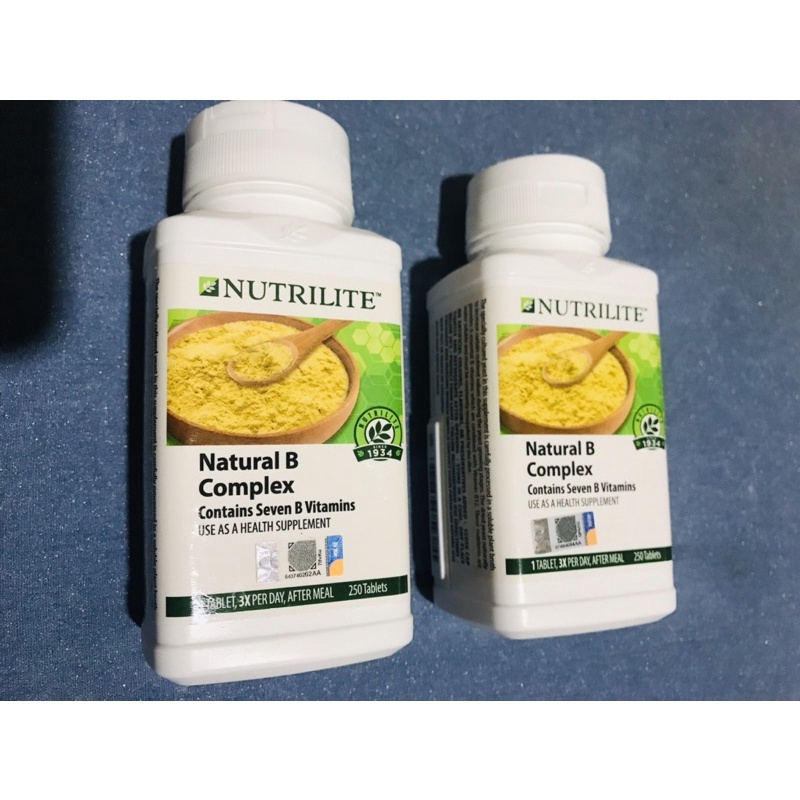 Natural B Complex Nutrilite 250 Tablets -Clearance Stock | Shopee Malaysia