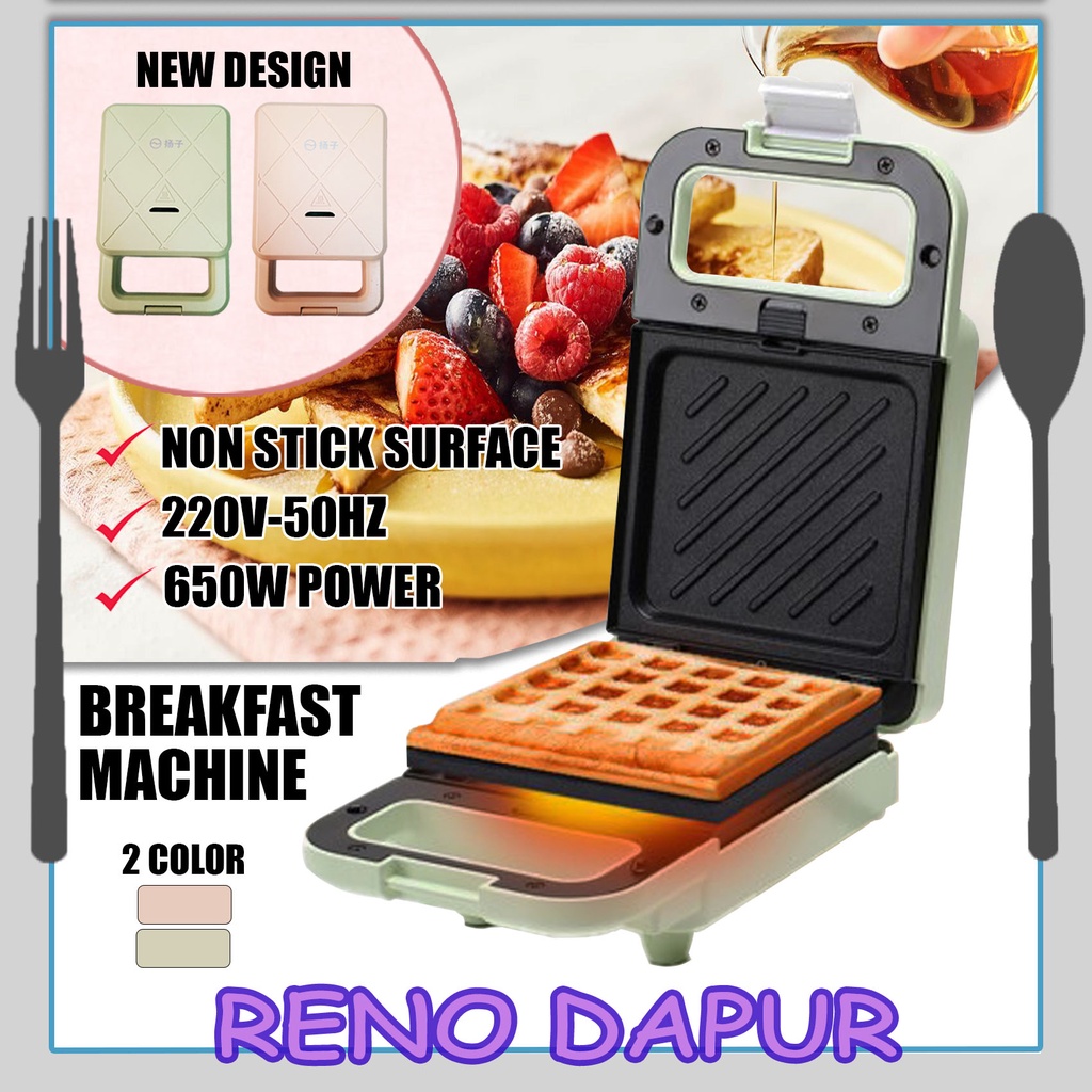 BREAKFAST MACHINE Sandwich Maker Toaster Maker Waffle Maker Electric Baking pan Toast Pan Non-Stick