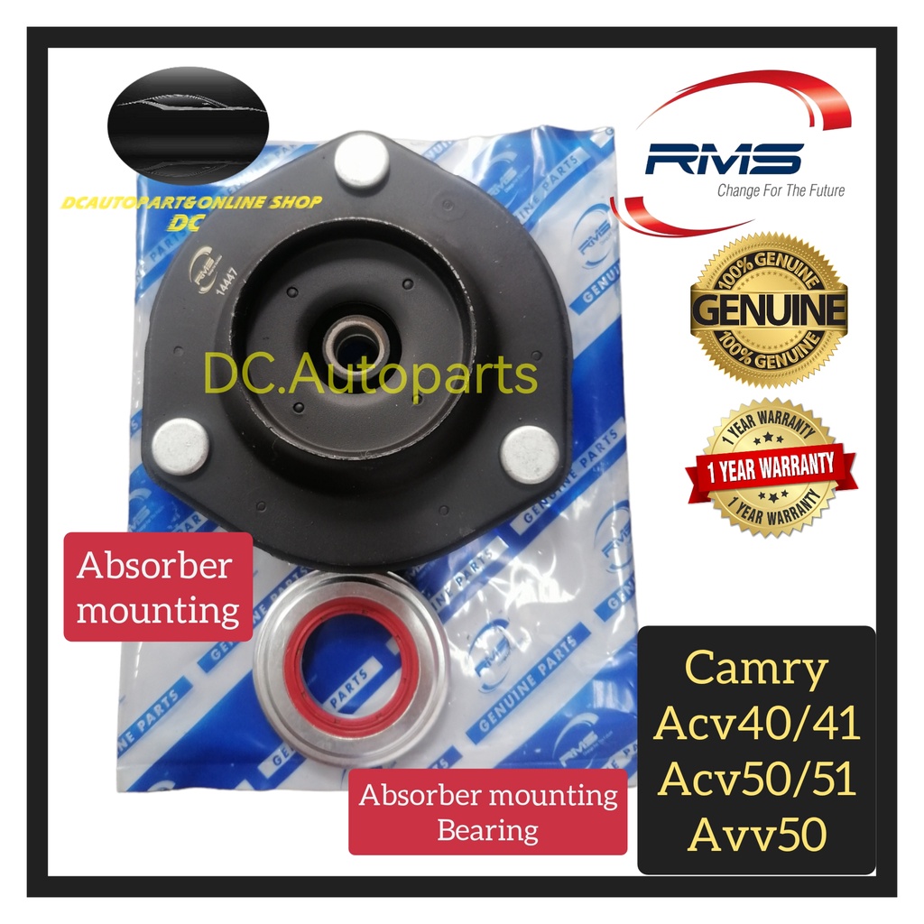 Rms Absorber Mounting Bearing Toyota Camry Acv40 Acv41 Acv50 Asv50 Asv51 Avv50 Front Depan 3591