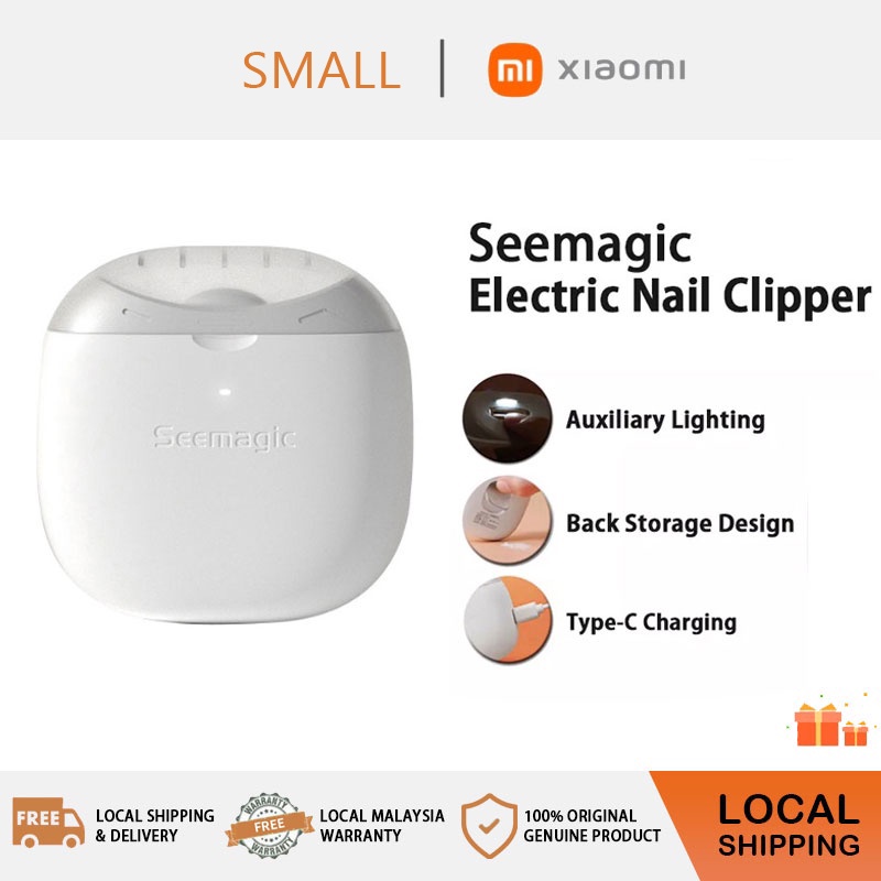 Xiaomi Seemagic Pro Electric Nail Clipper Trimmer Pedicure Smart Portable Automatic Nail Cutter Manicure Care Scissors