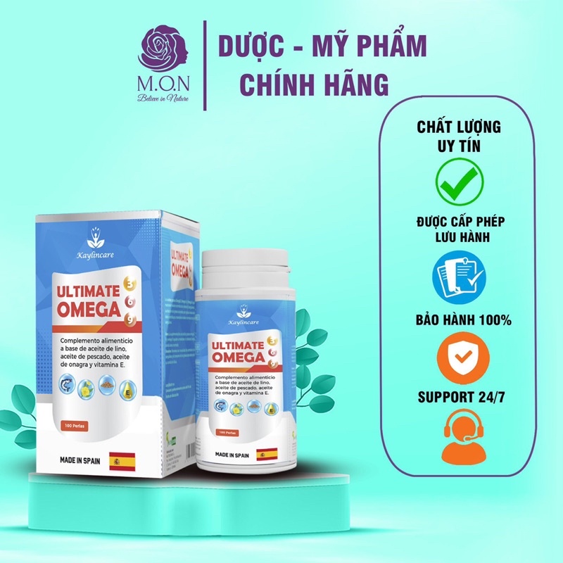 Omega Fish Oil 369 Tonic Eyes, Imported Through Official ChannelsBox