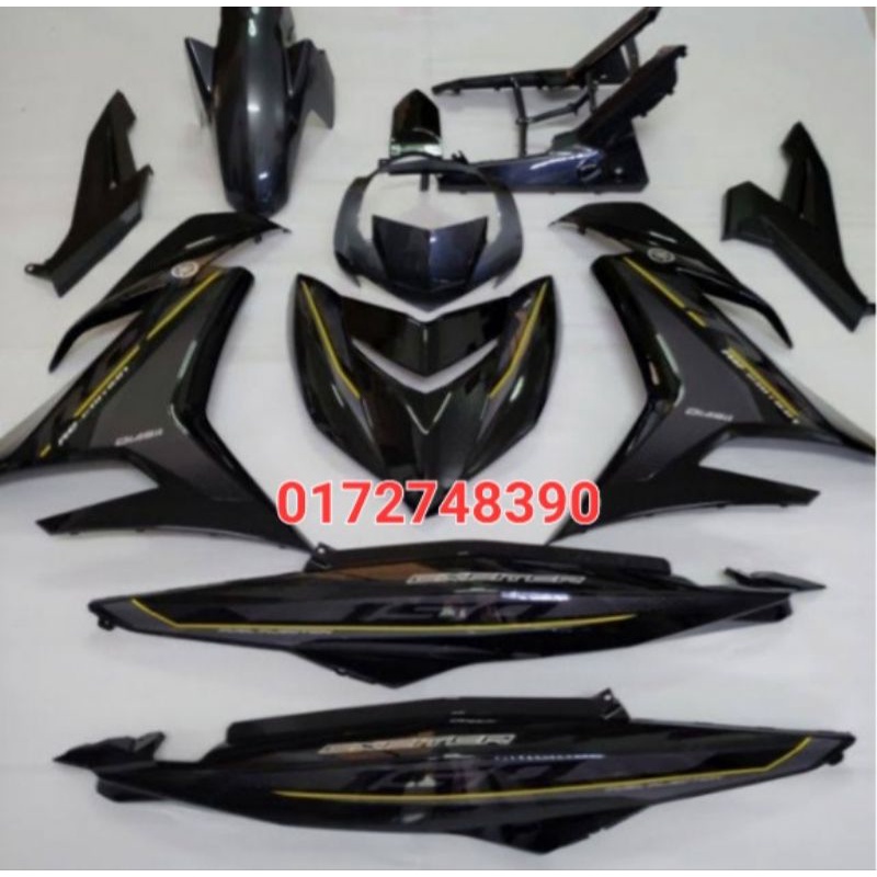 COVERSET Y15 EXCITER RC HITAM GREY VIETNAM Shopee Malaysia