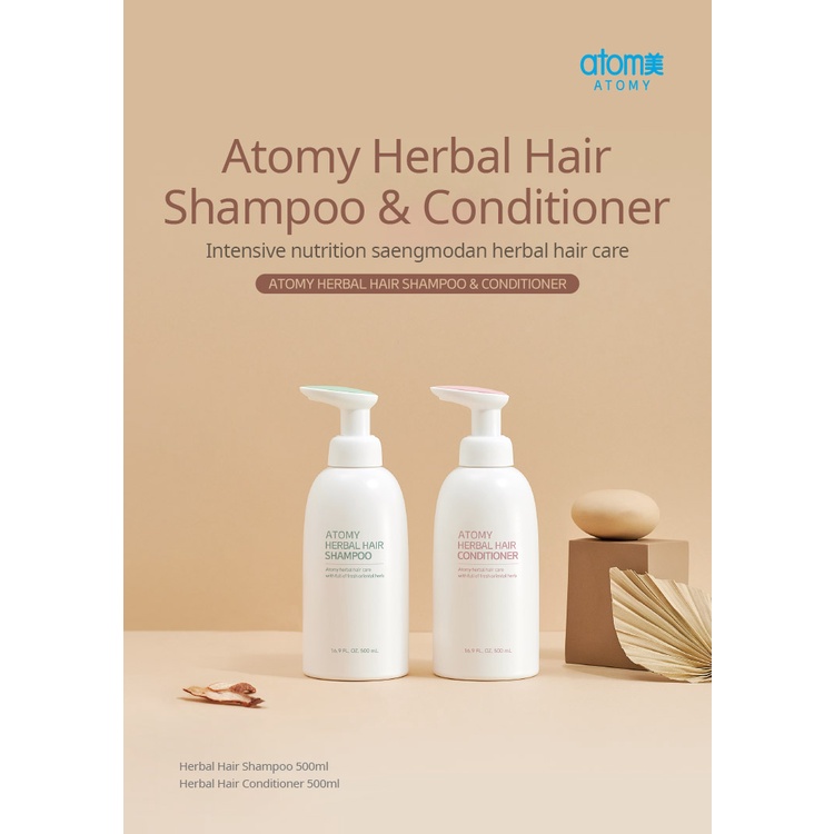 ATOMY HERBAL HAIR SHAMPOO / HAIR CONDITIONER / 500ml Shopee Malaysia