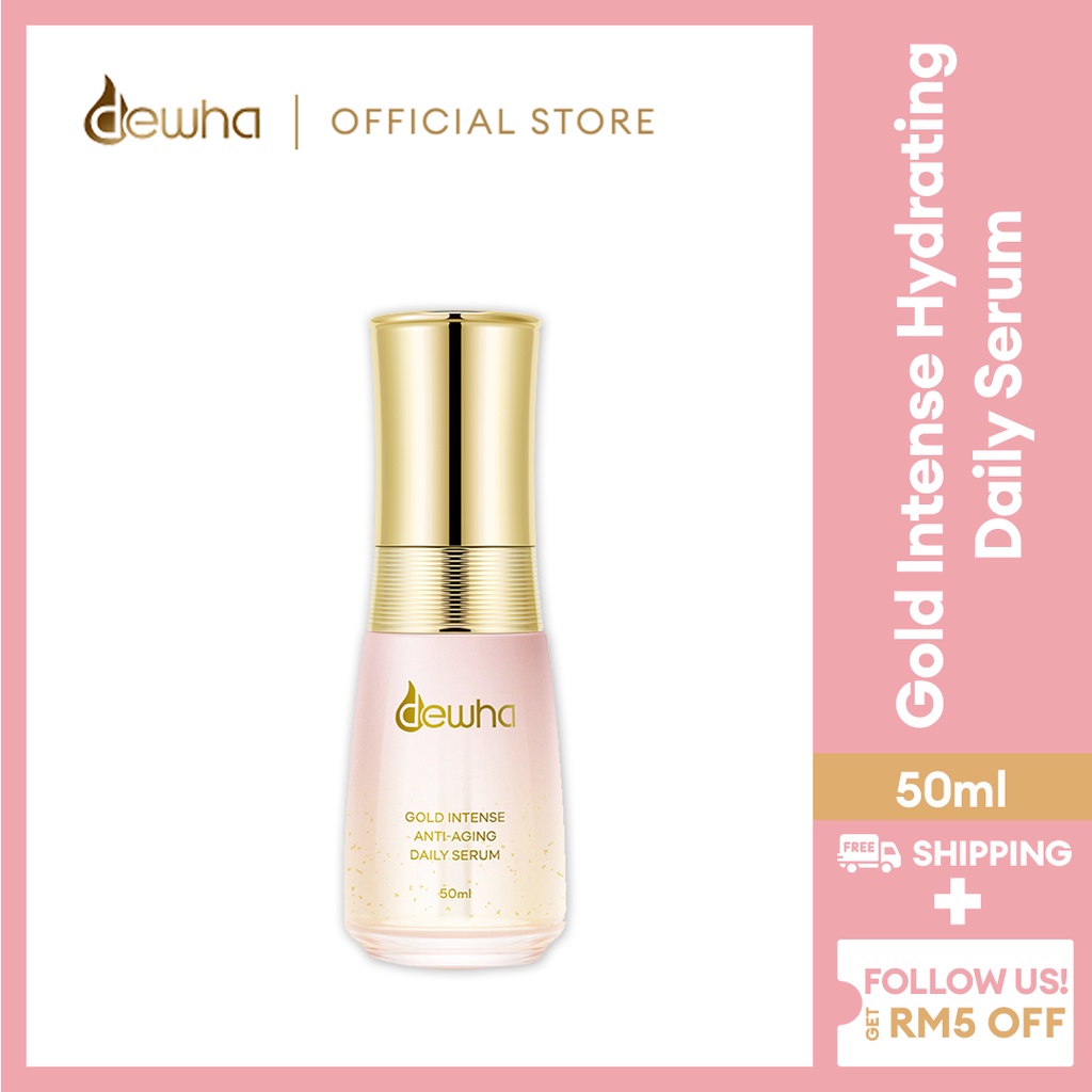 Dewha Gold Intense Anti-Aging Brightening Pore Minimizer Glass Skin Daily Serum For Sensitive Skin