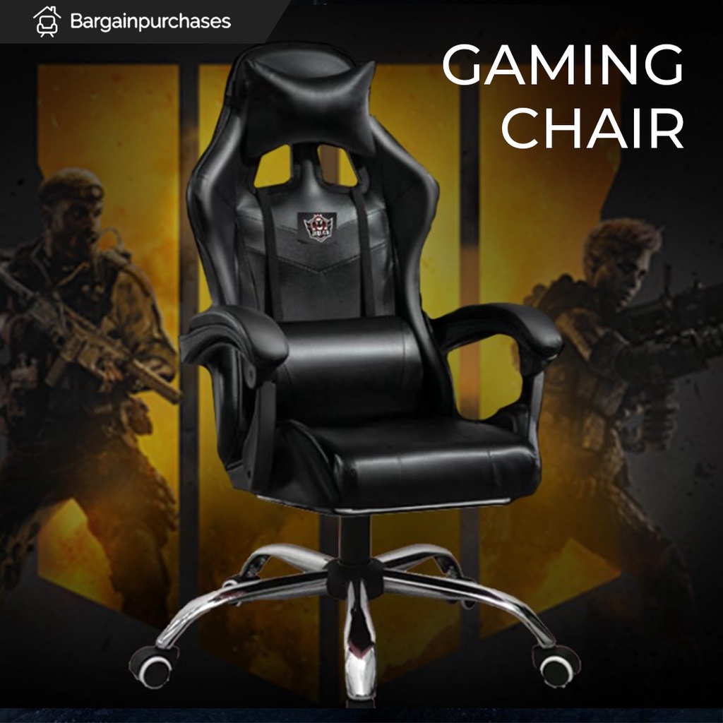 ZEVA Promotion Ergonomic High Quality PU Leather Gaming Chair Comfortable Computer Kerusi Style Office