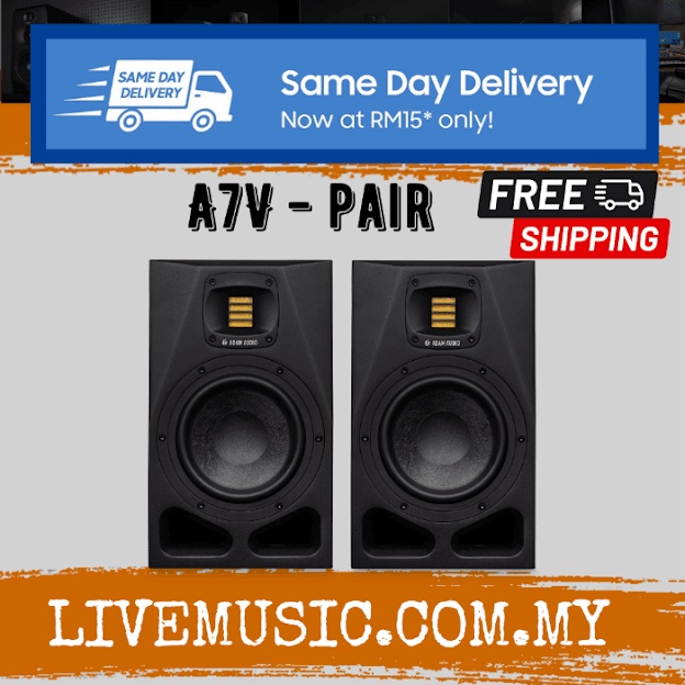 Adam Audio A7V 7inch Powered Studio Monitor Pair ( A7V / A 7V