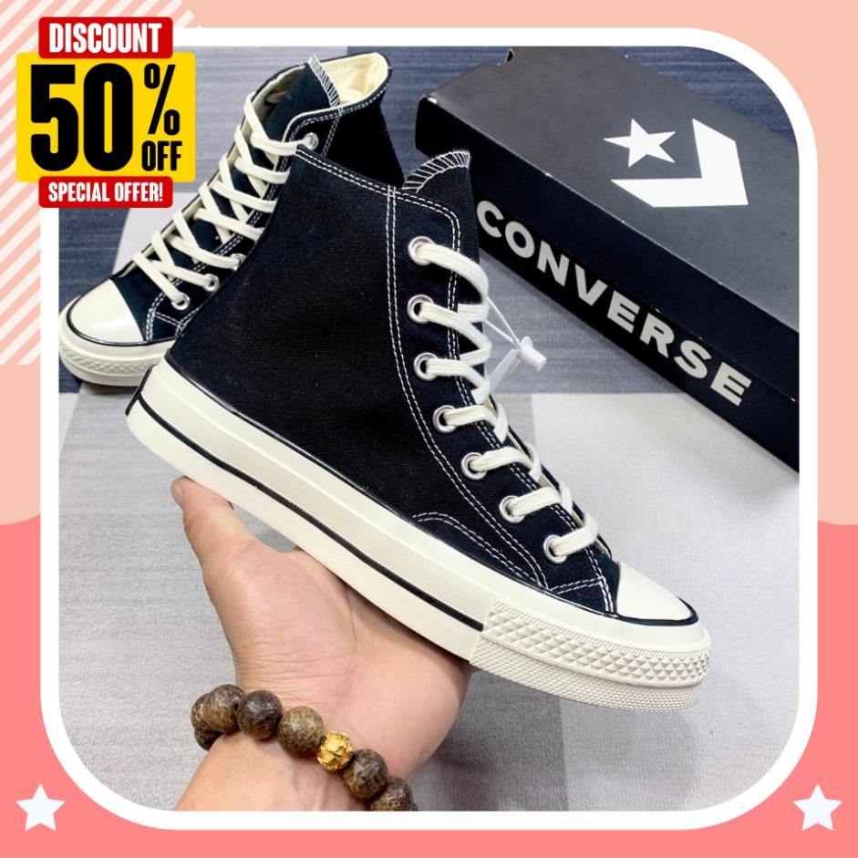 Converse classic High Neck Shoes 1970s, Black White converse Sneakers