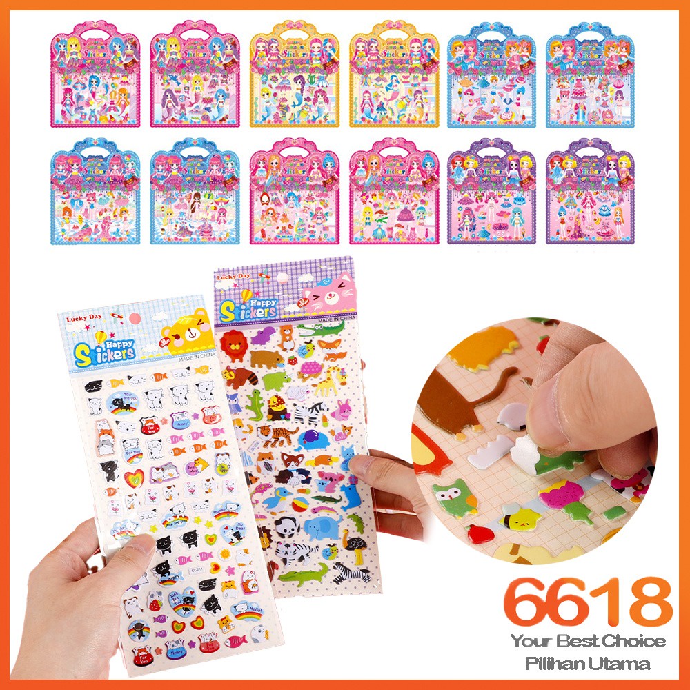 Stiker Kartun Kanak Kanak Buda Cute Cartoon Kids Sticker School Gift ...