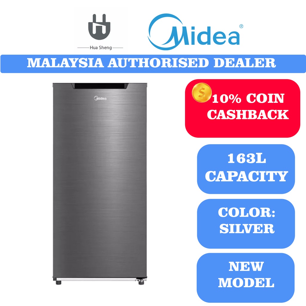 Midea Single Door Refrigerator (156L) MS-196 / MDRD229FGD42-MY