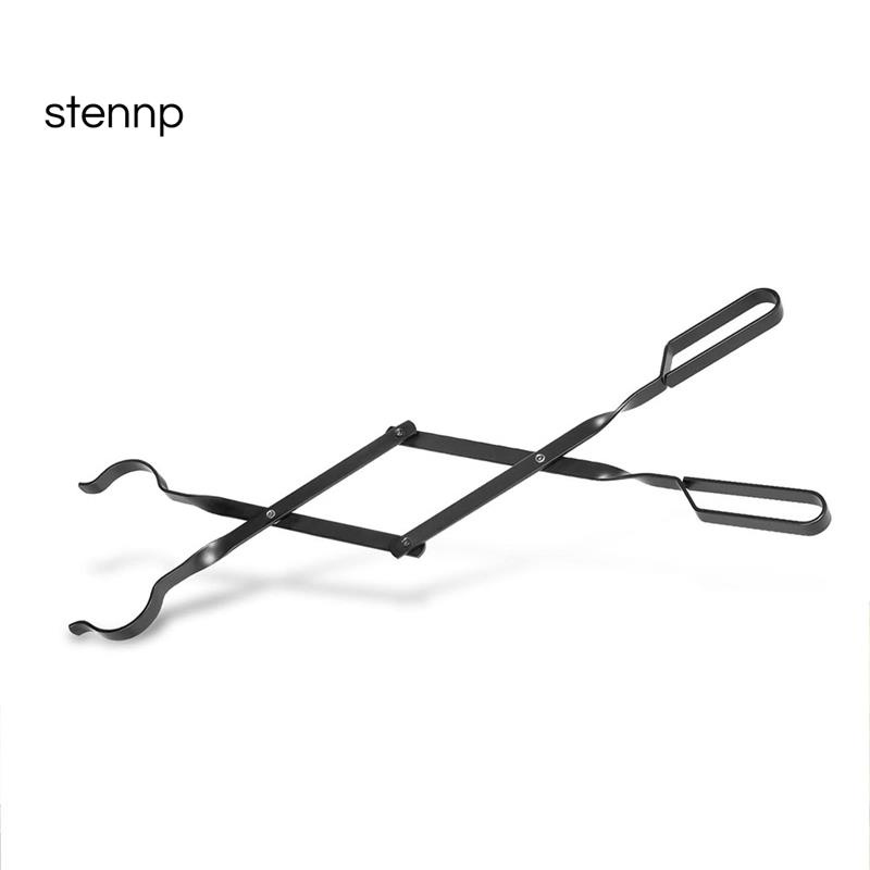 Fireplace Tongs, Fire Pit Accessories Firewood Tongs,For Thick Logs