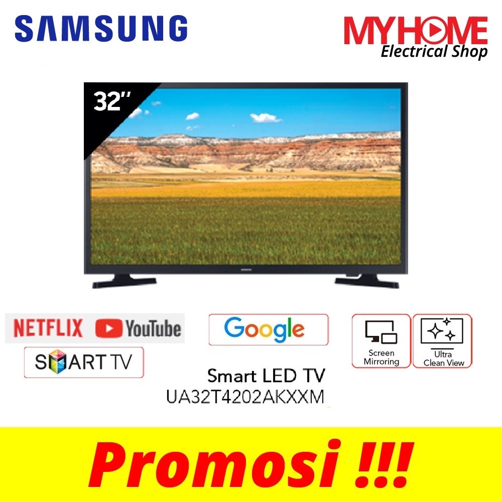 Samsung Ua32t4202akxxm T4202new Smart Hd Tv 32 Smart Hub Shopee Malaysia 3514