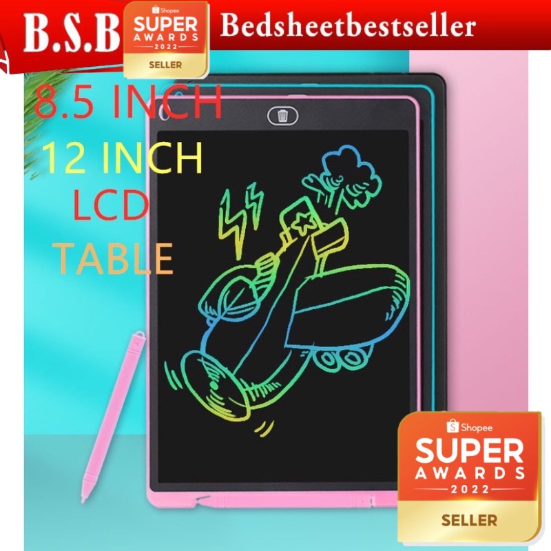 B.S.B Multi-Colour ( 8.5' /12" Inch ) Graphics Tablet, Drawing Tablet ,Lcd Writing Tablet ,Drawing,Multi ,Painting board