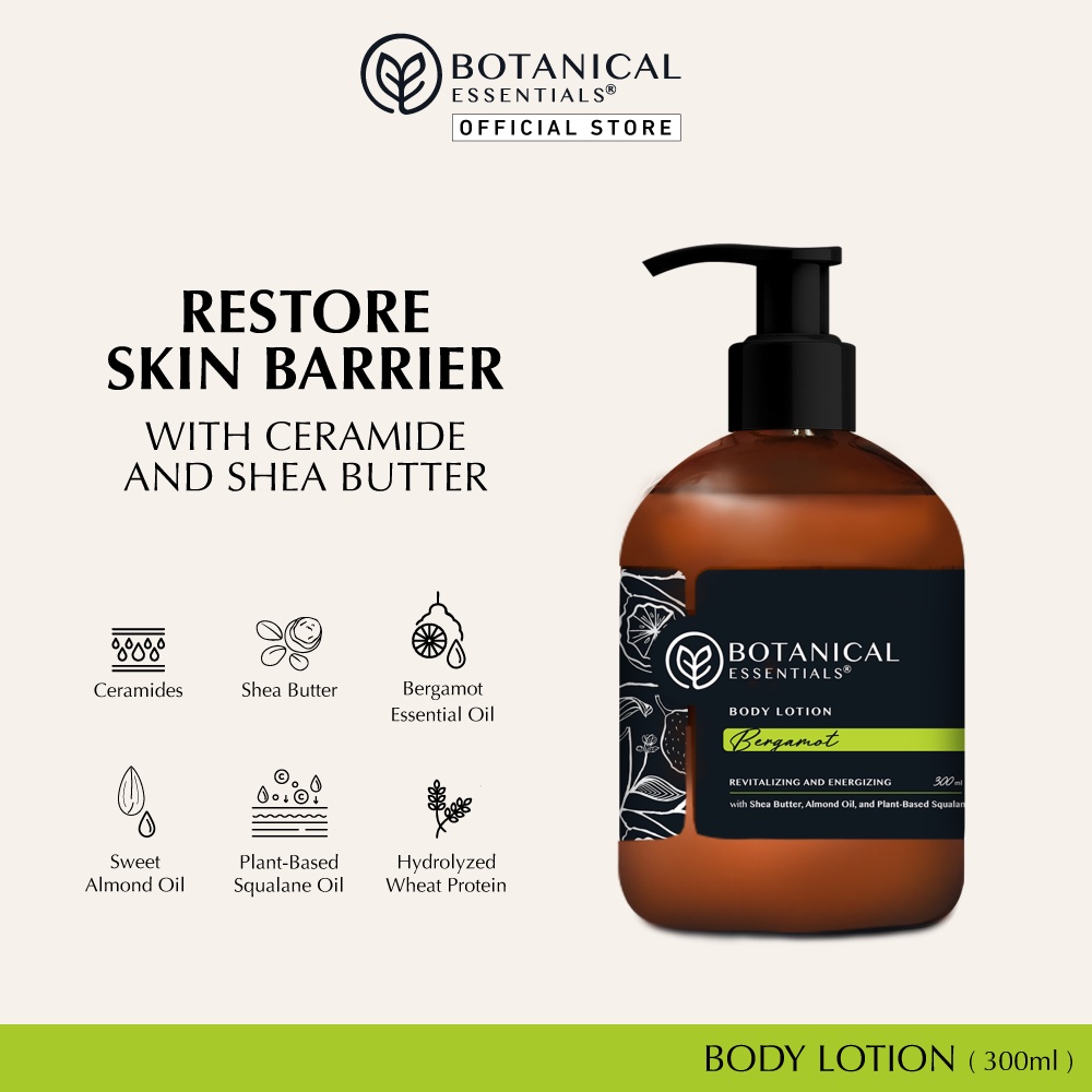 Botanical Essentials BERGAMOT Body Lotion 300ml Shopee Malaysia