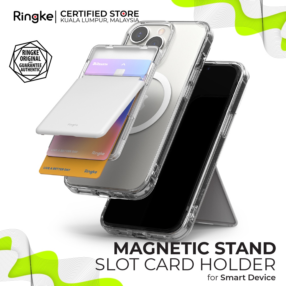 Ringke Stand Slot Card Holder Wallet Solid Card Wallet Holder