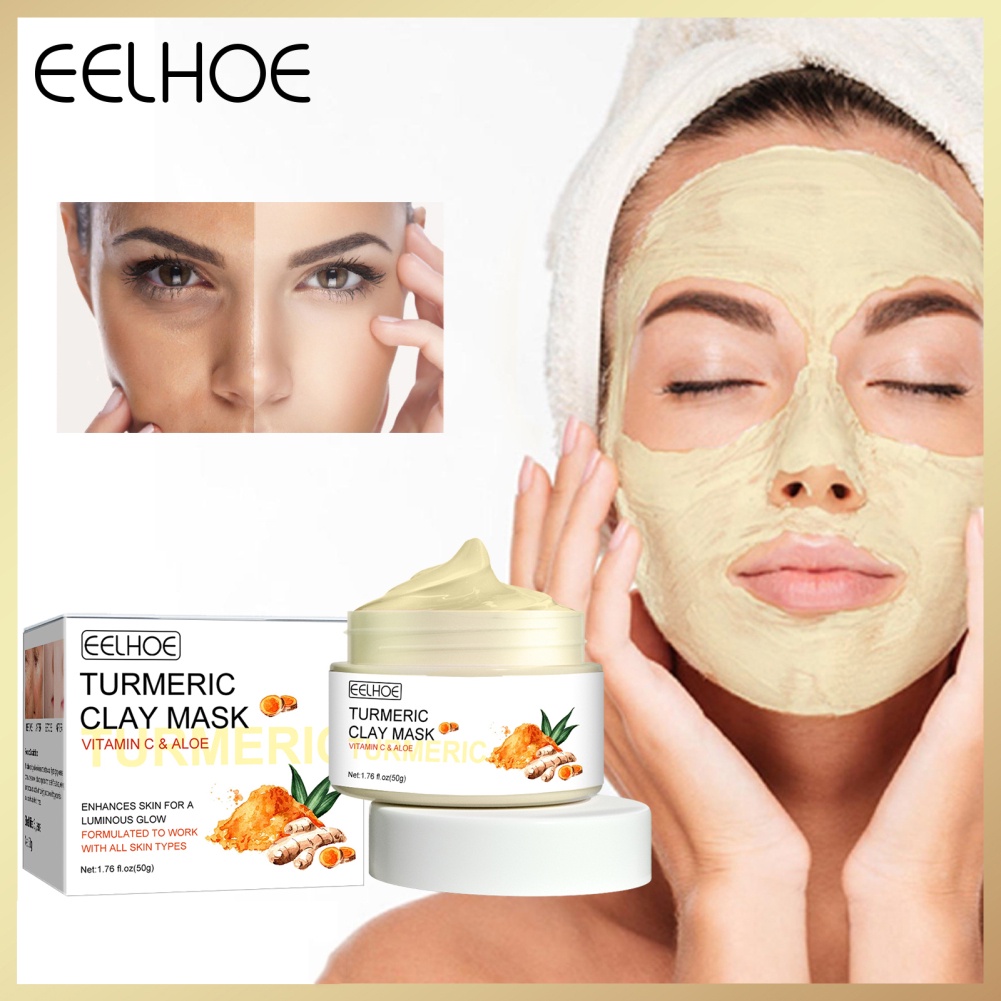 EELHOE Turmeric Facial Mud Facial Mask Purification Deep Cleansing