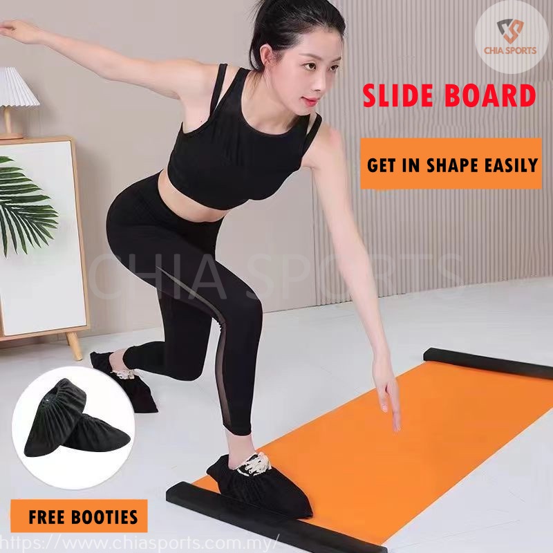 Slide Mat 140/180/200cm Sliding Board Balance Training Pad Sport Ice Hockey Skiing Cardio Home Workout Hip Developer