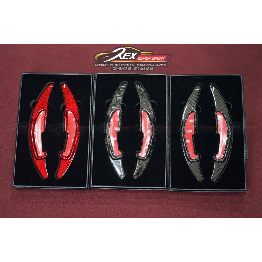 BMW M3 M4 M5 M6 X5 X6 M Series Paddle Shift Extension Red Black Forged Carbon Fiber F30 F10 F80 F82 F87 3 4 5 6 7 series