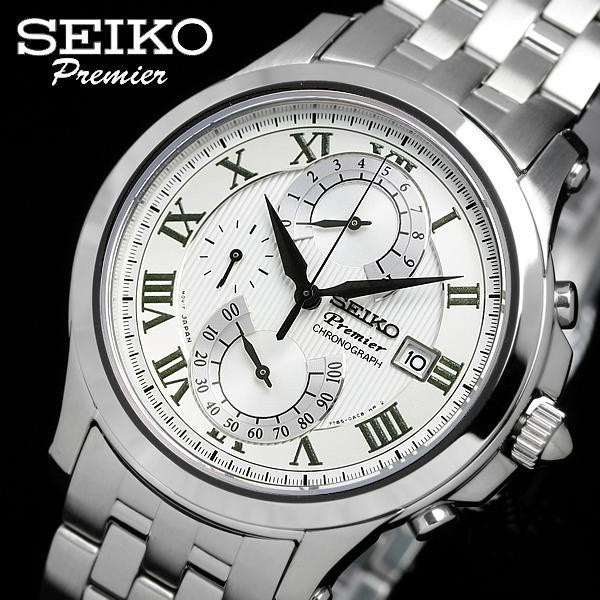 Seiko Premier Chronograph Quartz Spc P Shopee Malaysia