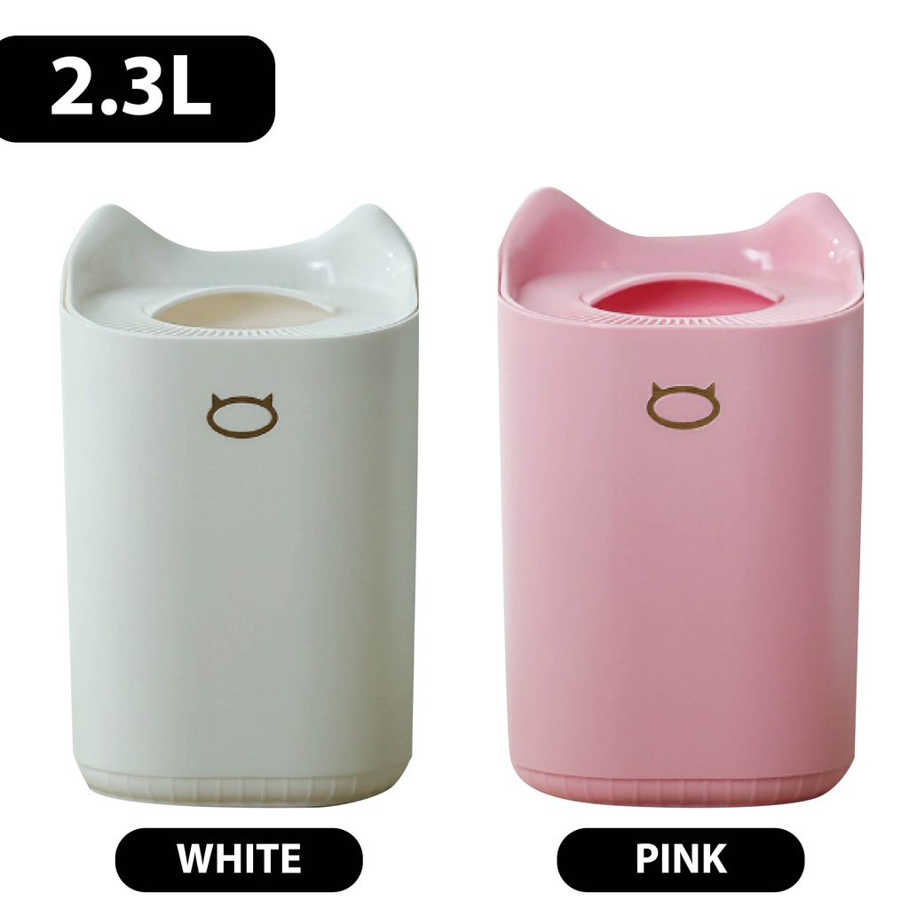 FREE GIFT  2.3L Home Air Humidifier  Double Nozzle Cool Mist Aroma Diffuser with LED {SELLER}