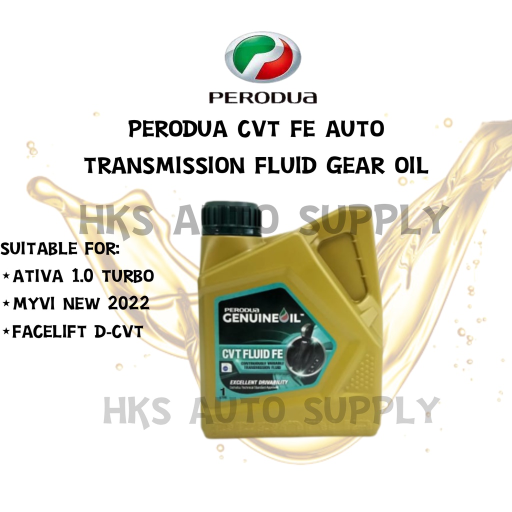 PERODUA CVT FE AUTO TRANSMISSION FLUID GEAR OIL GEAR MINYAK PERODUA