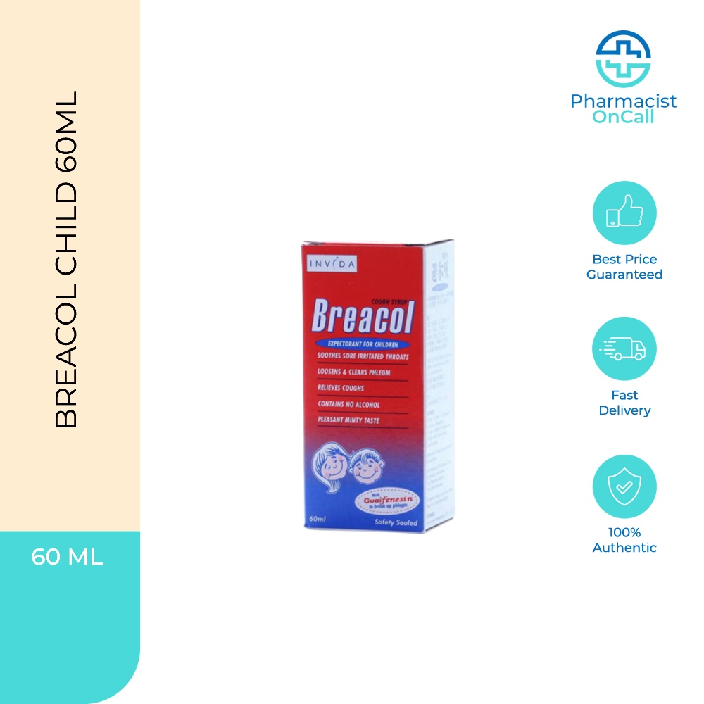 BREACOL EXPECTORANT COUGH SYRUP FOR CHILD 60ML Shopee Malaysia