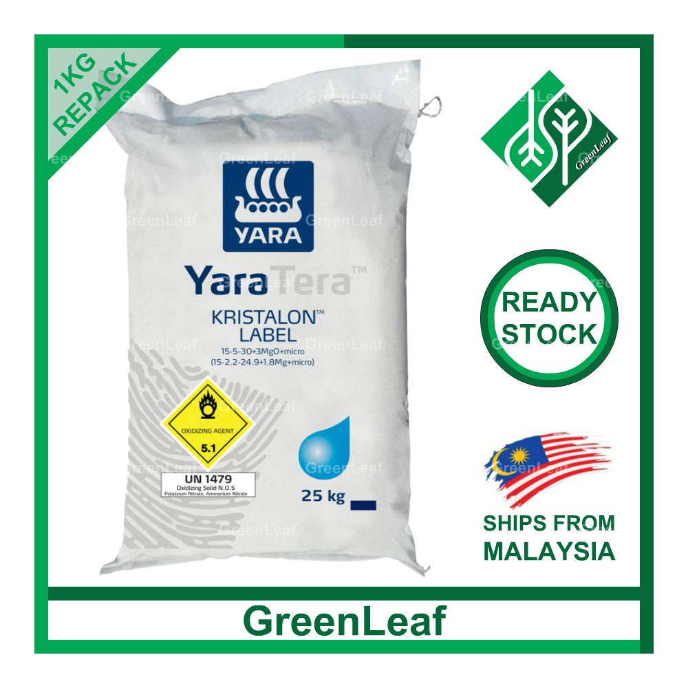 [REPACK] 1KG Yara Tera Kristalon White Label 15530 YaraTera Baja