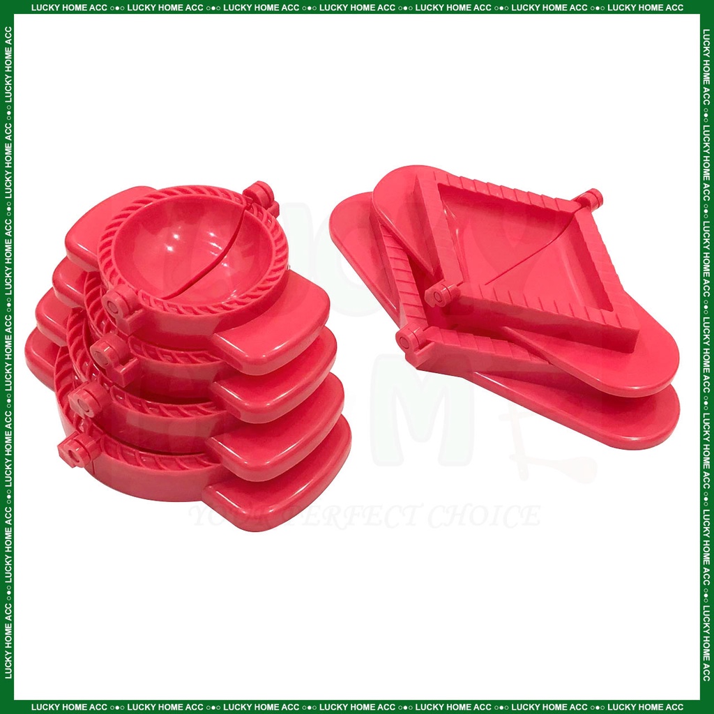 Ready Stock!!! Acuan Karipap Plastic Curry Puff Mould Various Size Mould Acuan Samosa Curry Puff