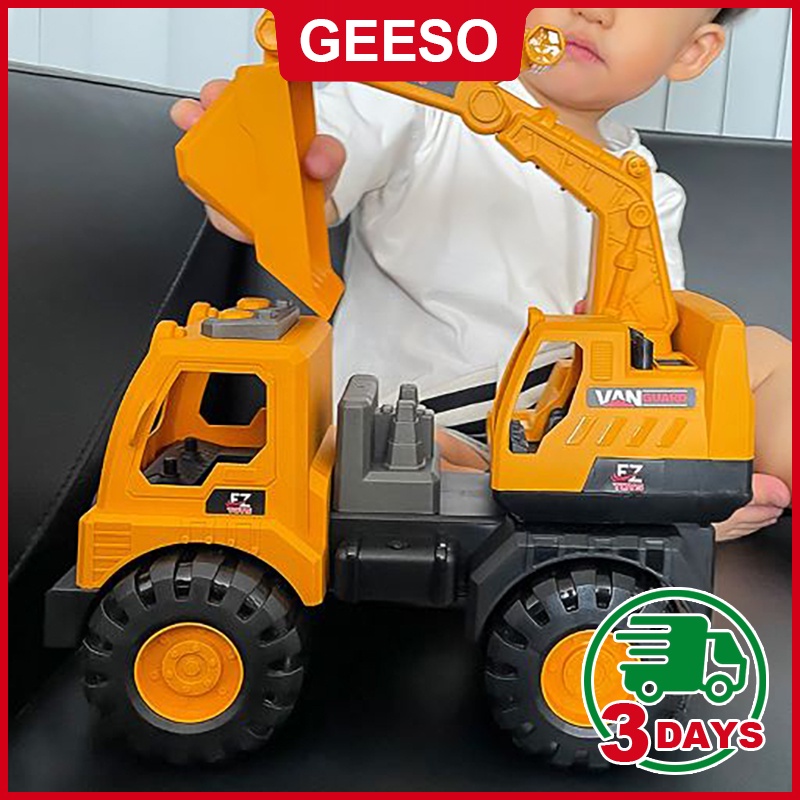 GEESO Truck Toys Excavator Mixer Truck Boom Truck Dumper Truck Bulldozer Large Car Toys for Boys Lori Mainan Besar Budak Lelaki Lori Truck Mainan Jengkaut Mainan Besar Mainan Lori Besar 工程车玩具