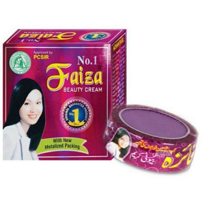 Faiza Beauty Cream Cleans Pimples Wrinkles Dark Circles Spots Aging