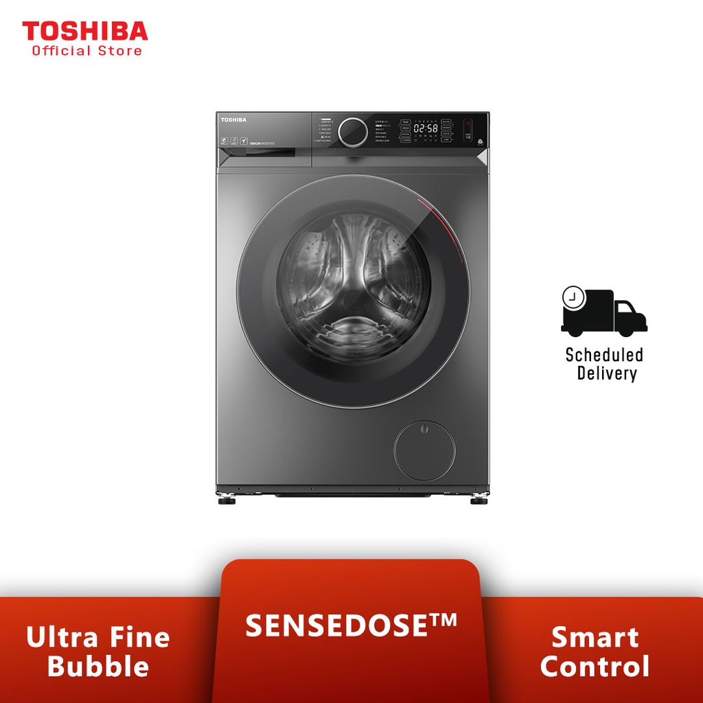 Toshiba TWDBM135GF4M(SK) 12.5/8.0KG SenseDose™ Front Load 2 In 1