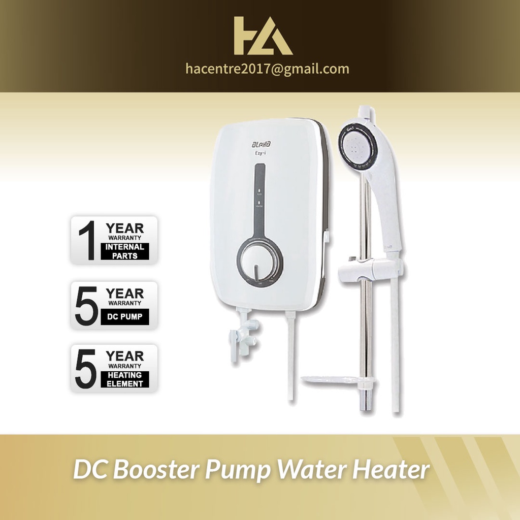 Alpha Electric Instant DC Booster Pump Water Heater EZYi Shopee Malaysia